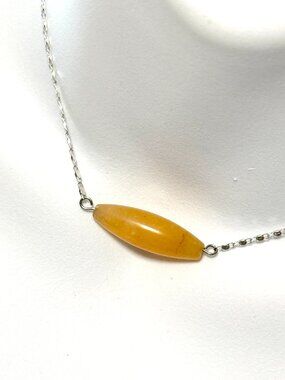 2/$20, Natural Aventurine Short Necklace, Genuine Gemstone & Stainless Chain
